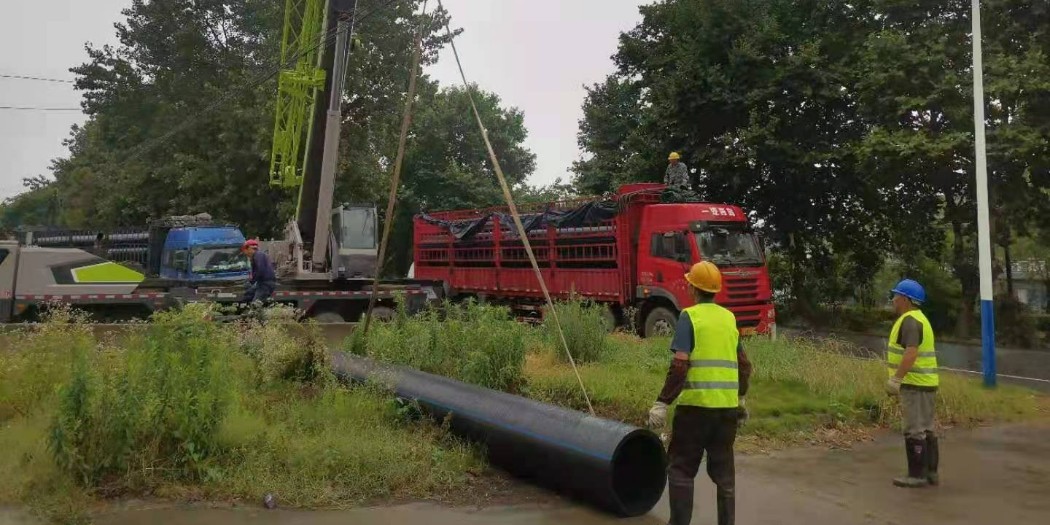 中通管业凤阳县临淮关夫子郢科创园管网工程